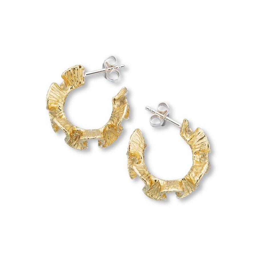 Jewellery | Palas Tranquility Coral Hoop Earrings