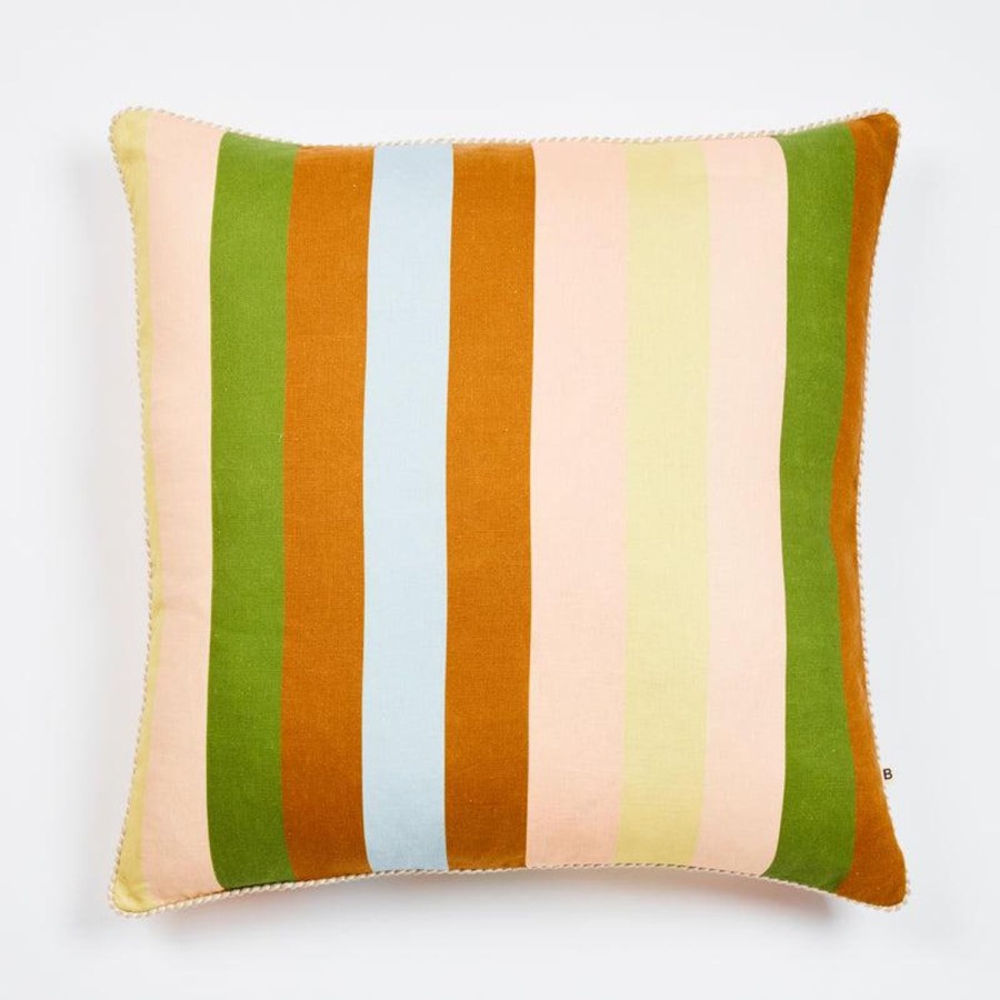 Soft Furnishings | Bonnie & Neil Stripe Pastel Multi Cushion 60X60Cm