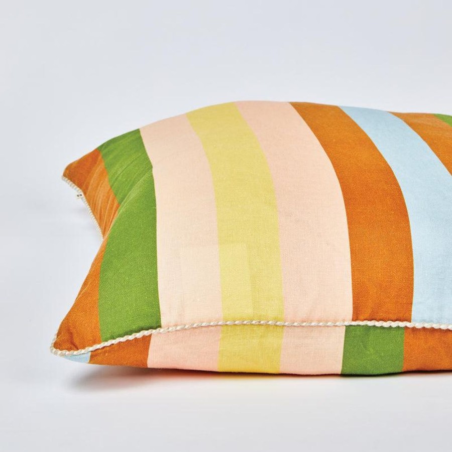 Soft Furnishings | Bonnie & Neil Stripe Pastel Multi Cushion 60X60Cm