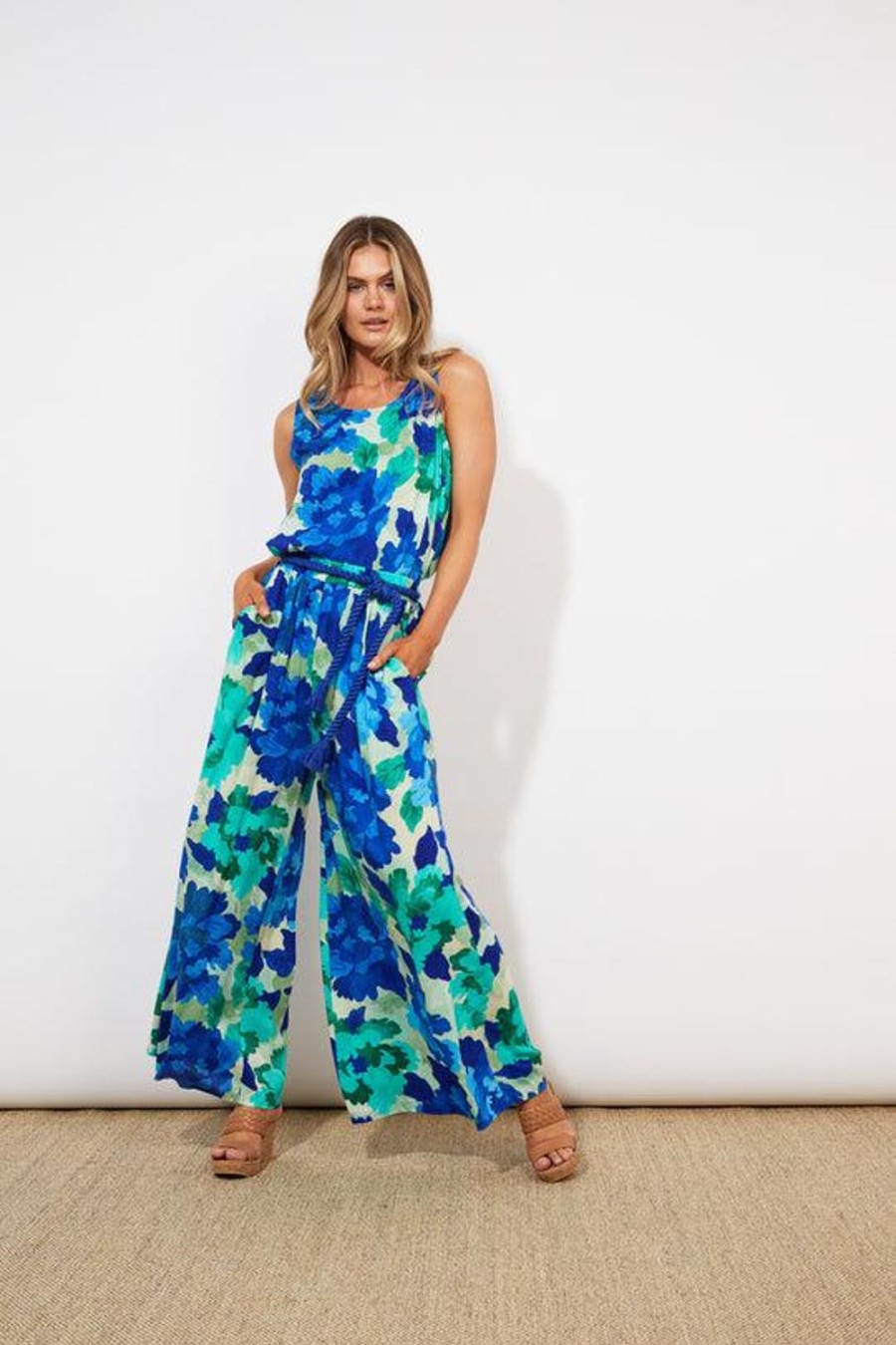 Pants | Haven Cayman Palazzo Pant - Bermuda