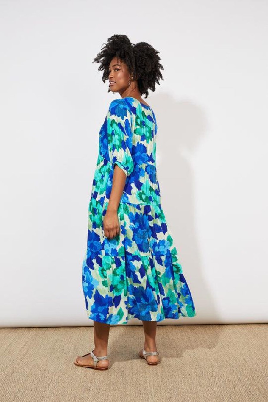 Dresses | Haven Cayman Tiered Maxi - Bermuda