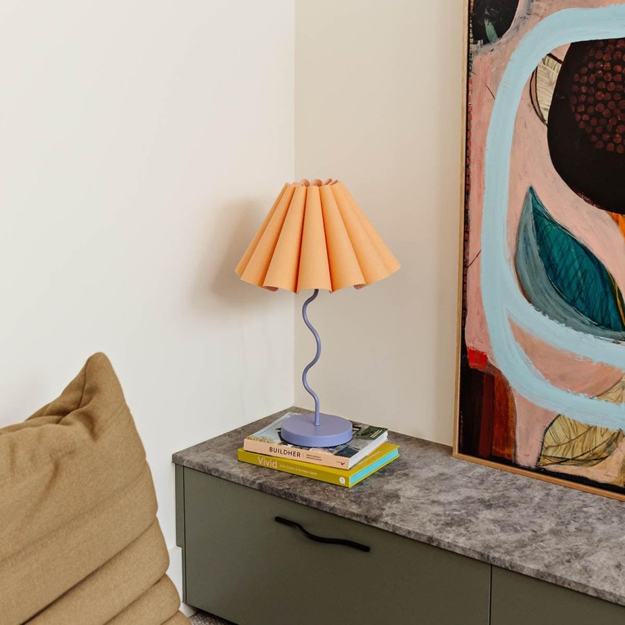 Lighting | Paola & Joy Cora Table Lamp - Peach / Purple