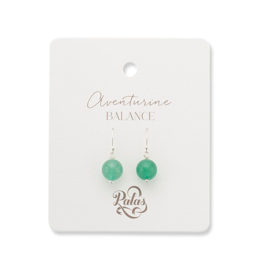 Jewellery | Palas Aventurine Healing Gem Earrings