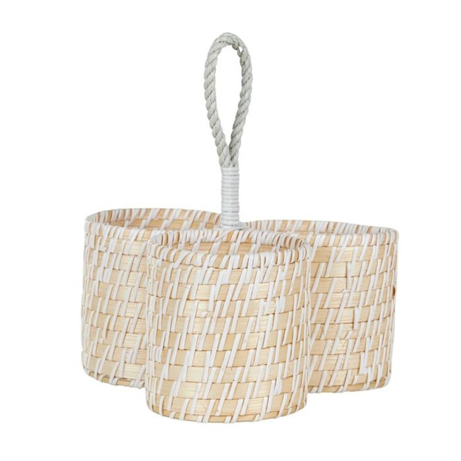 Dining & Entertaining | Coast To Coast Home Tulum Rattan Bottle Holder/Caddy