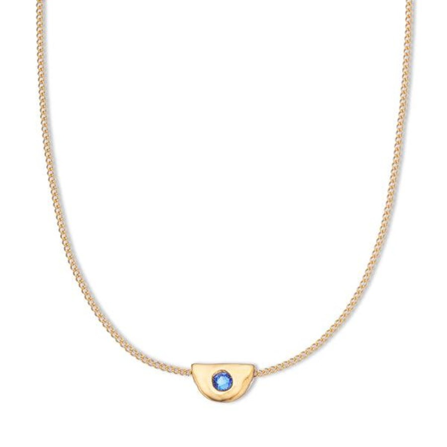 Jewellery | Palas September Sapphire Birthstone Necklace