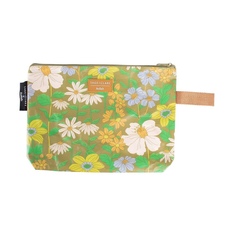 Travel & Outdoors | Kollab Clutch Bag Sage X Clare & Kollab Floria