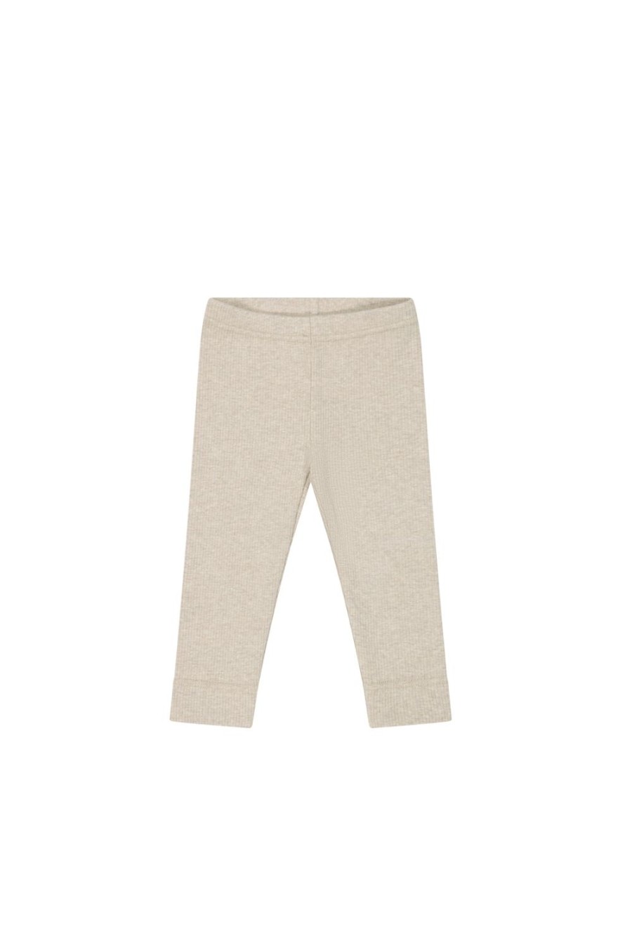 Jamie Kay | Jamie Kay Organic Cotton Fine Rib Legging - Sand Marle