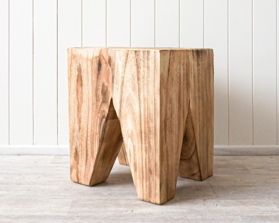 Furniture | Rayell Timber Stool - Jocelin