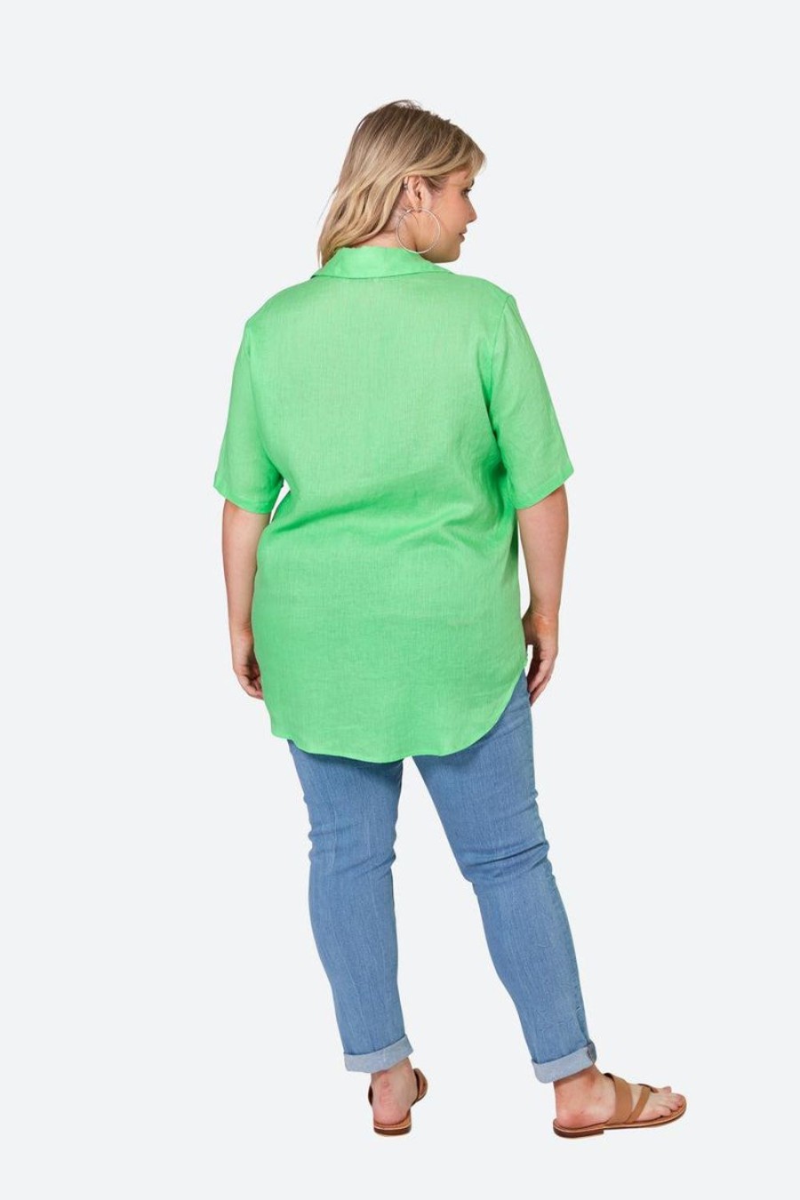 Tops | Eb & Ive La Vie Shirt - Kiwi