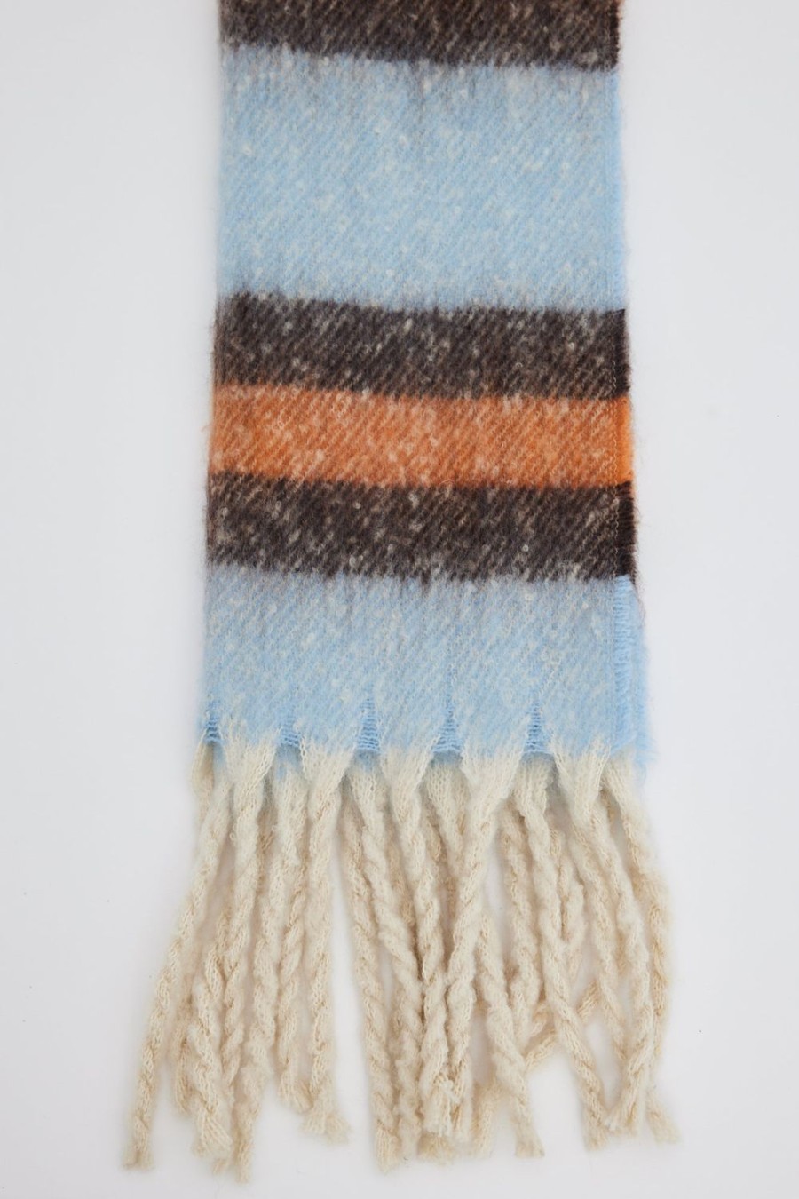 Scarves, Belts & Gloves | Holiday Cameron Scarf - Light Blue/Brown