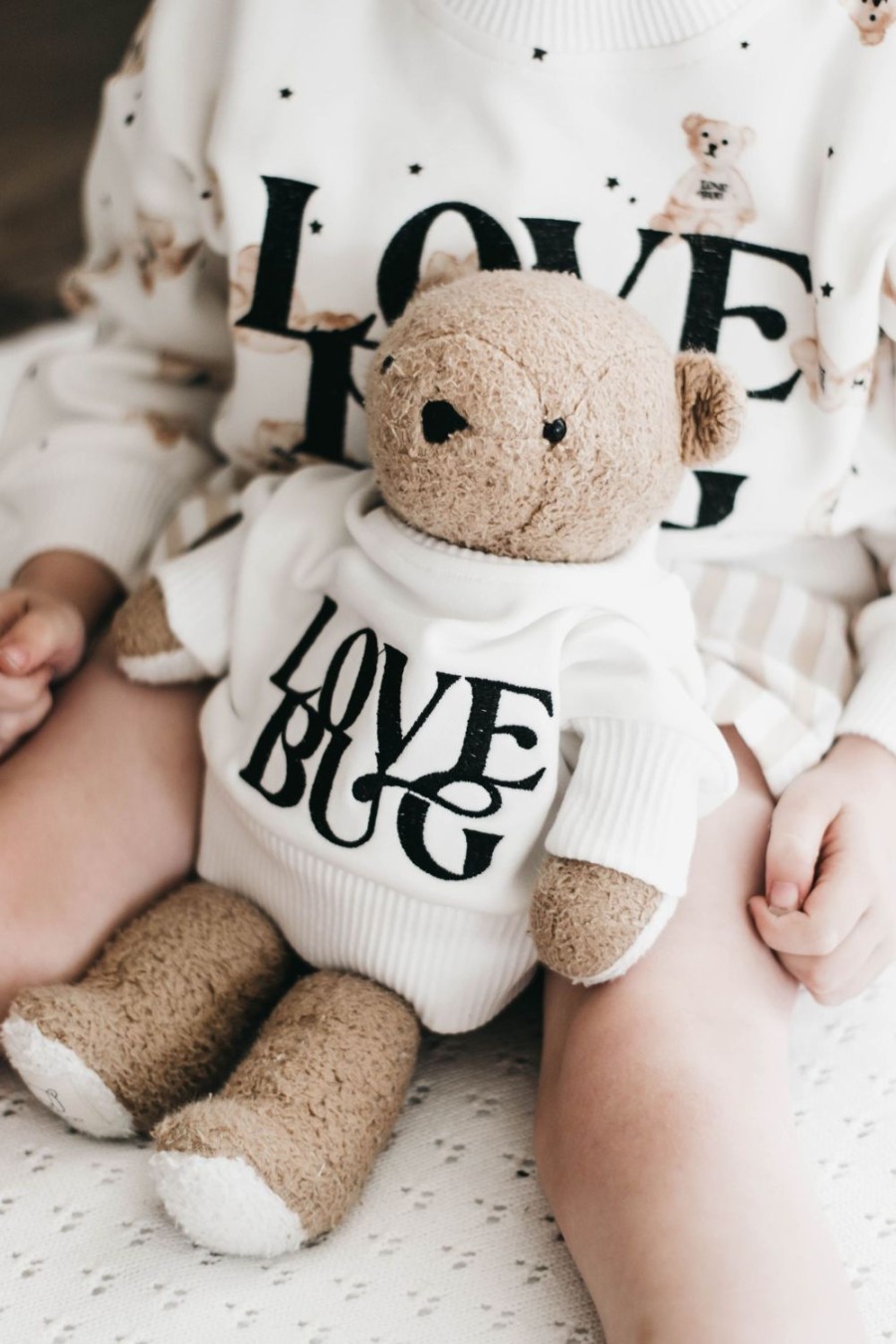 Clothing & Accessories | Bencer & Hazelnut Teddy/Dolly Jumper - White