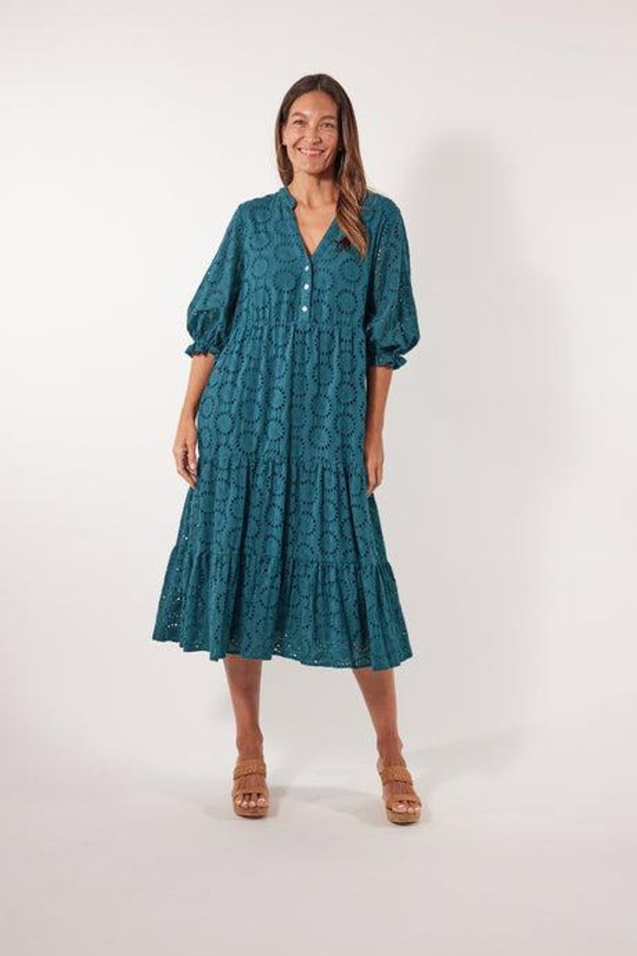 Dresses | Isle Of Mine Parterre Maxi - Teal