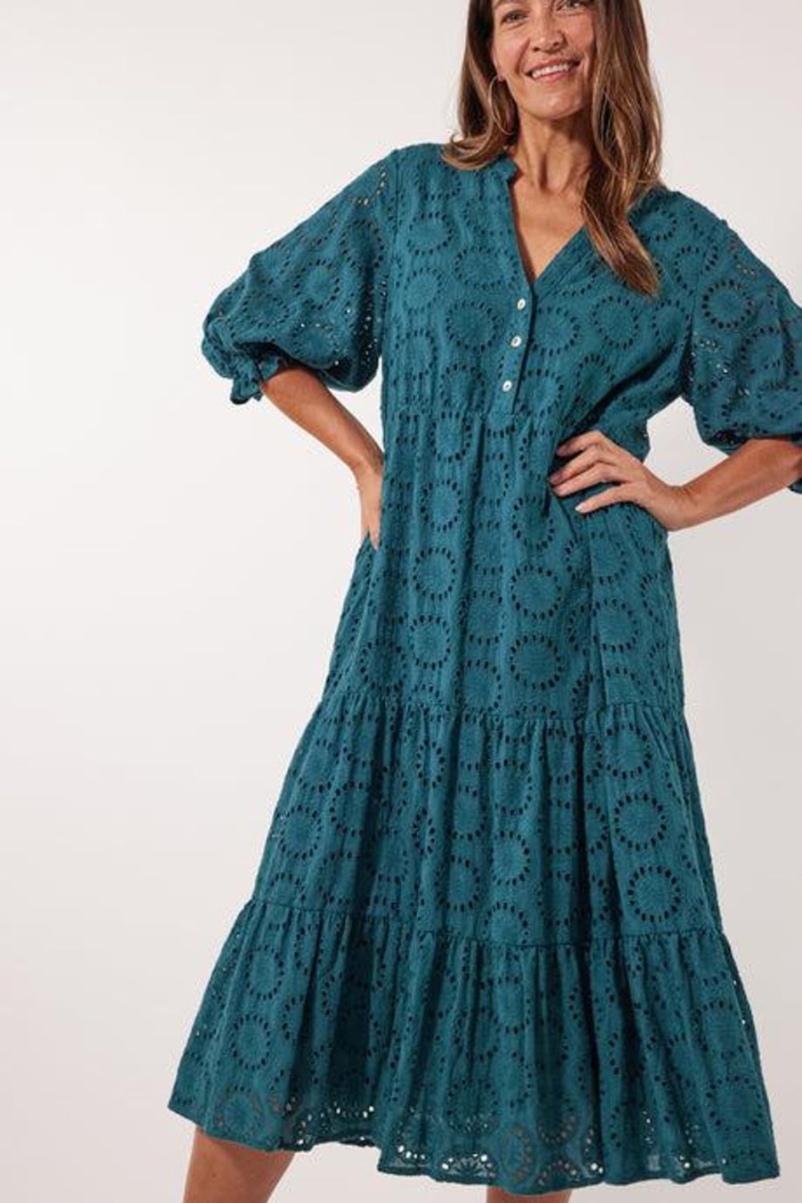 Dresses | Isle Of Mine Parterre Maxi - Teal