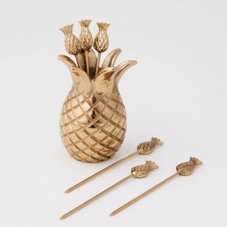 Dining & Entertaining | Pilbeam Pineapple Cocktail Picks Set Of 6