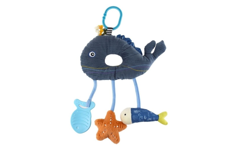 Toys | Eleganter Snuggle Buddy Splashy Whale Friend Dangler