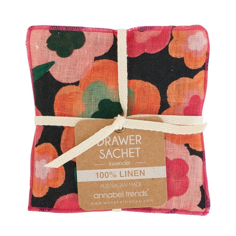 Beauty & Well-Being | Annabel Trends Linen Drawer Sachet - Midnight Blooms