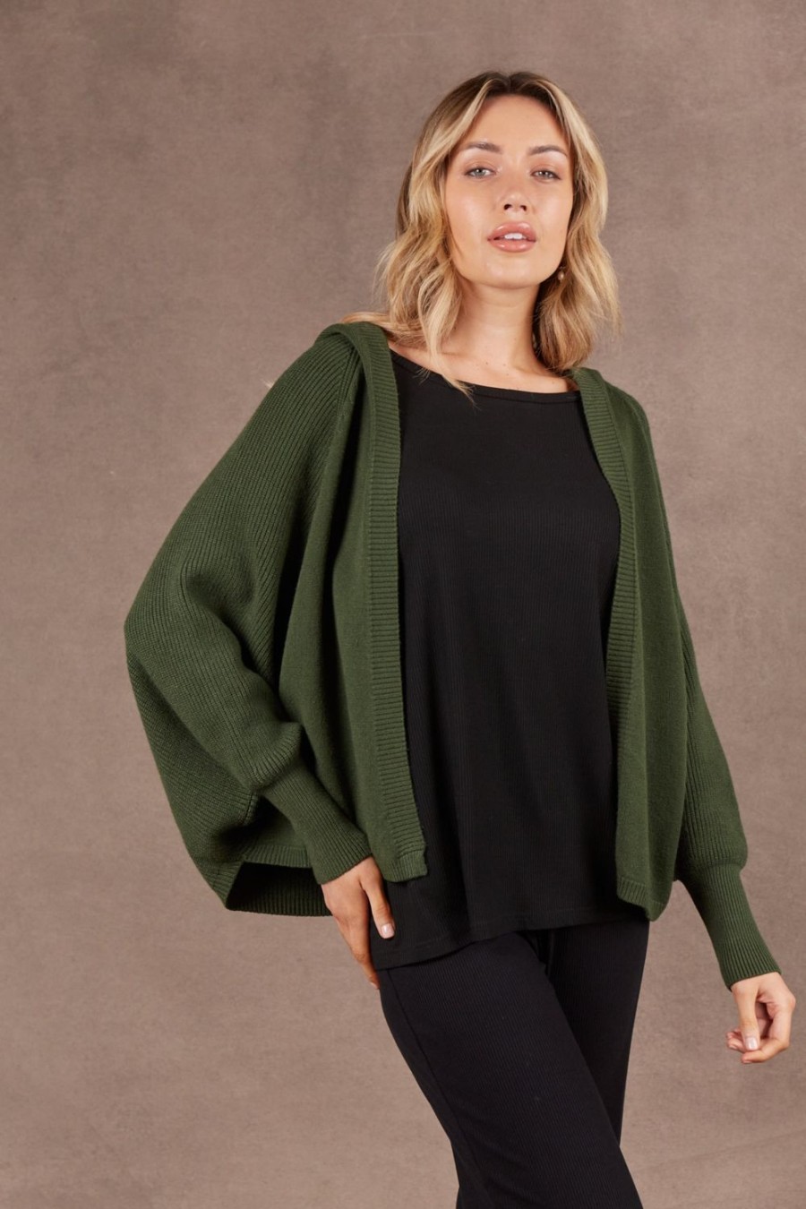 Knitwear & Jumpers | Eb & Ive Nawi Cardigan - Olive