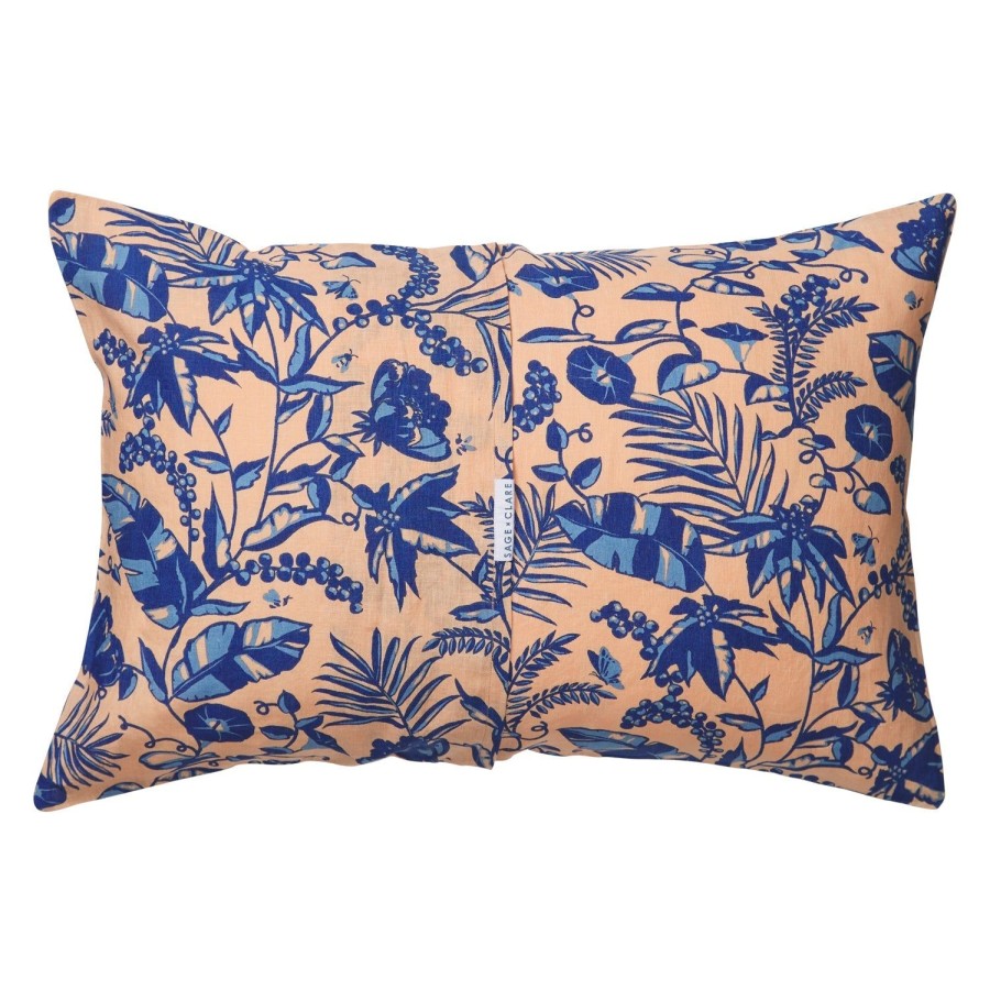 Soft Furnishings | Sage & Clare Safia Linen Pillowcase Set - Blue Jay