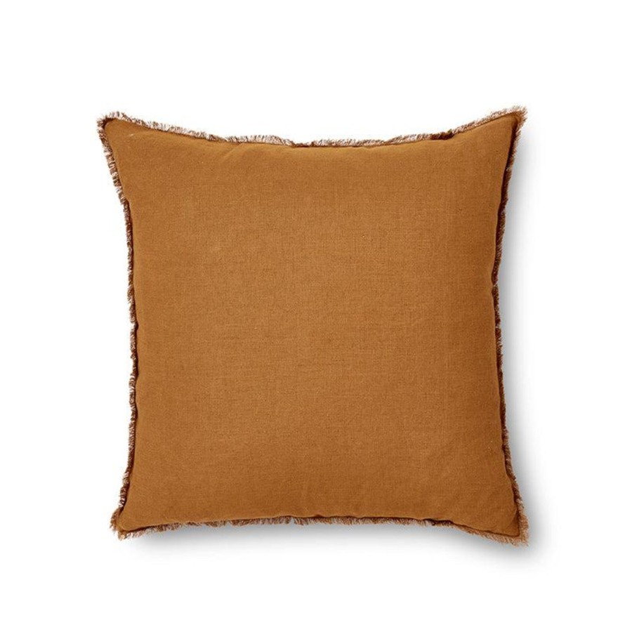 Soft Furnishings | Madras Link Remy Toffee Linen Cushion 55X55Cm