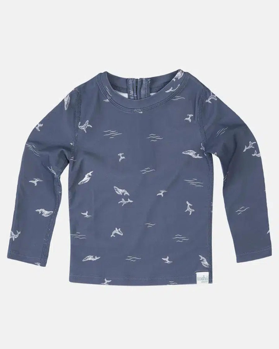 Clothing & Accessories | Toshi Swim Baby Rashie Long Sleeve Classic - Whales