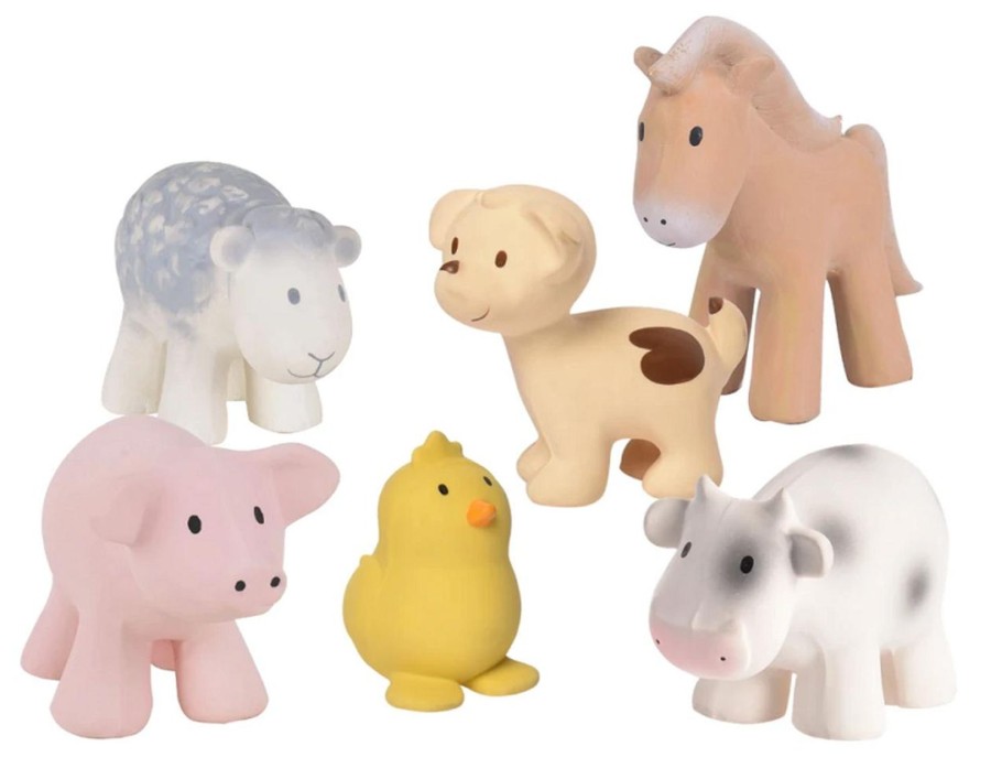 Toys | Tikiri My First Farm Animals Rubber Teething Toys