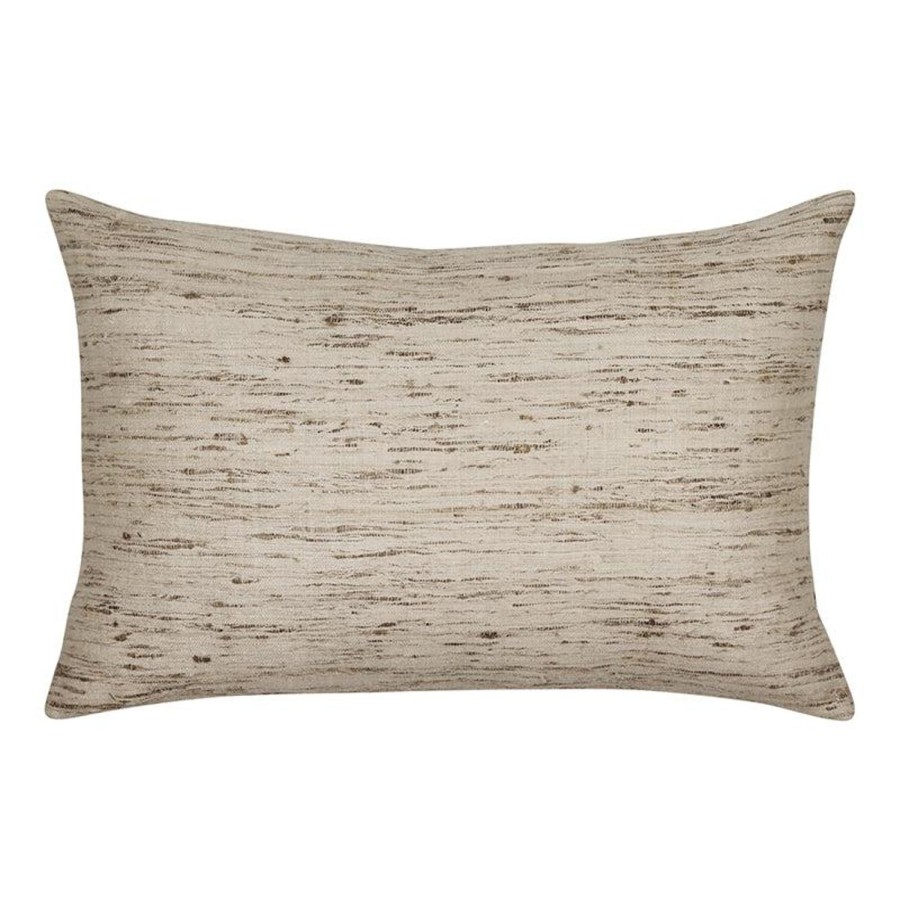 Soft Furnishings | Madras Link Devi Neutral Raw Silk Cushion 40X60Cm