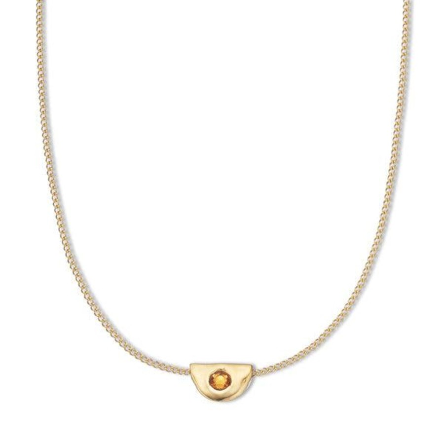 Jewellery | Palas November Citrine Birthstone Necklace