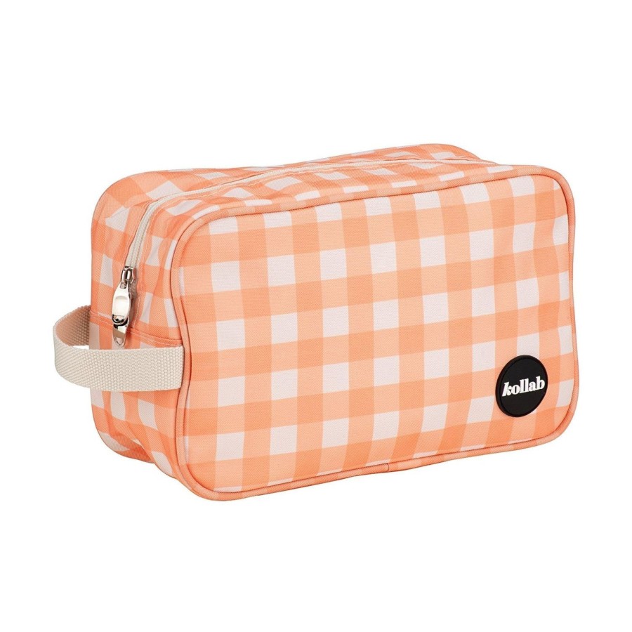 Travel & Outdoors | Kollab Travel Bag Apricot Check