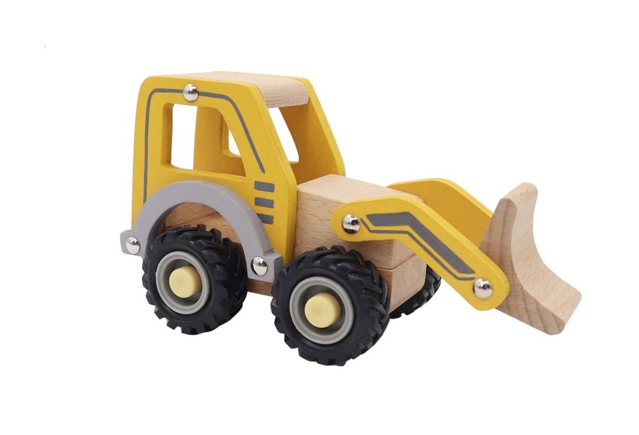 Toys | Eleganter Wooden Bulldozer