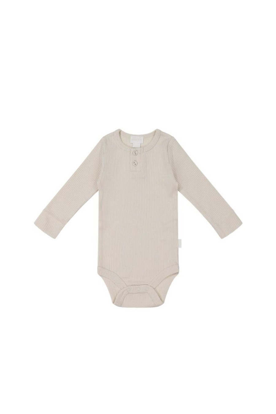 Clothing & Accessories | Jamie Kay Organic Cotton Modal Long Sleeve Bodysuit - Beech