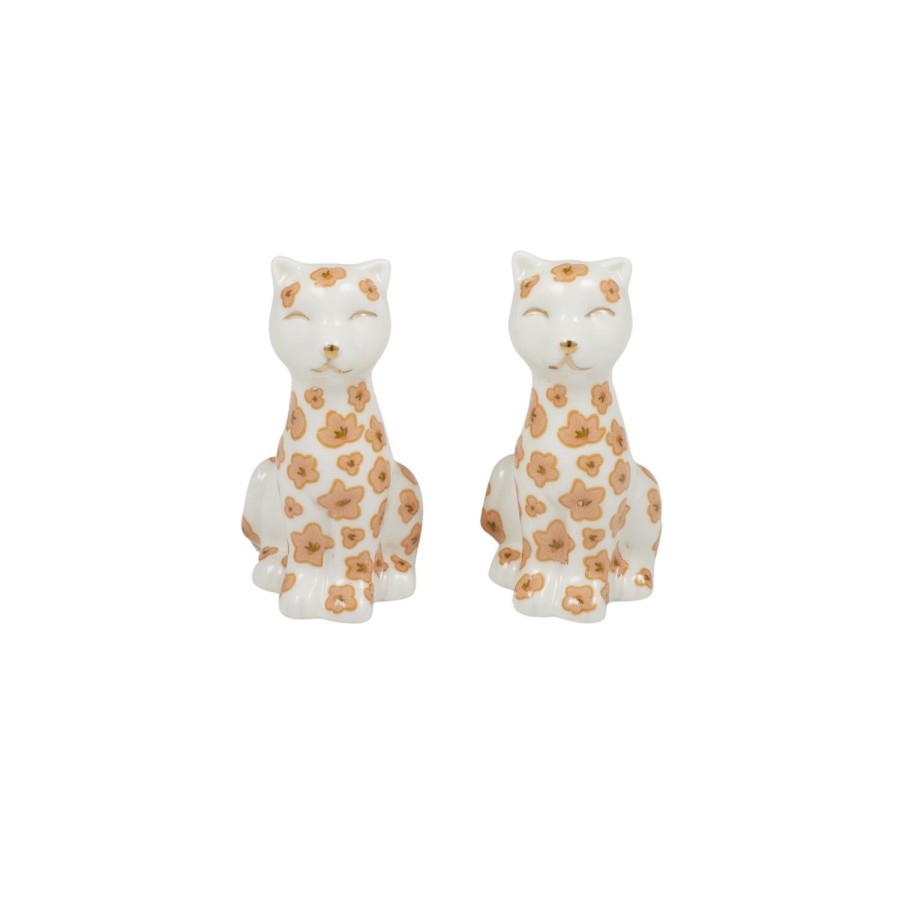 Kitchenware | Coast To Coast Home Cissy S/2 Ceramic Cat S&P Shakers