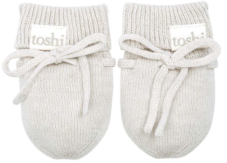 Clothing & Accessories | Toshi Organic Mittens Marley Pebble