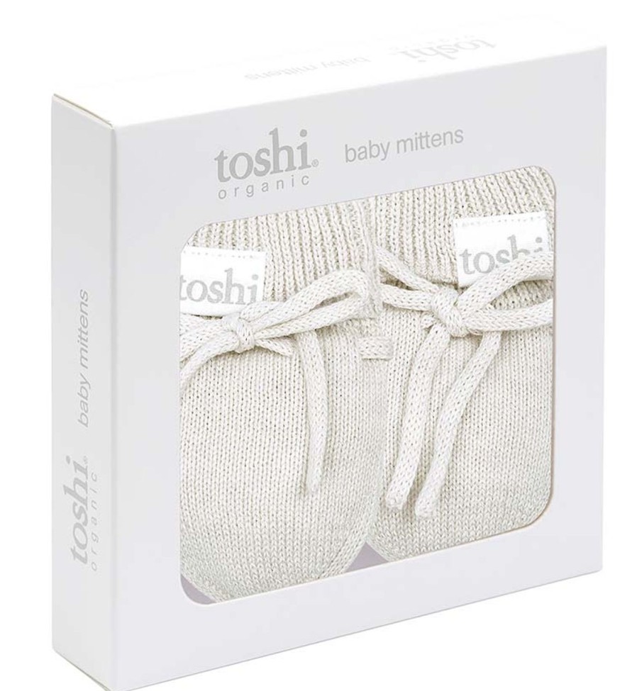 Clothing & Accessories | Toshi Organic Mittens Marley Pebble