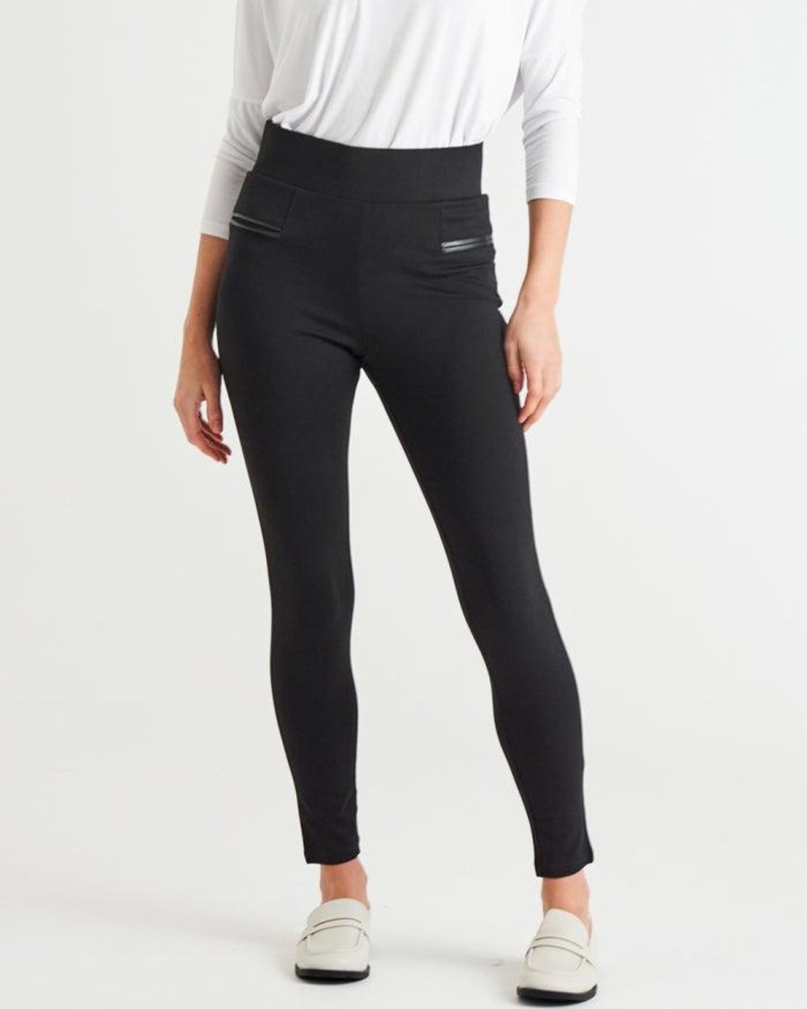 Pants | Betty Basics Gwen Ponte Legging - Black