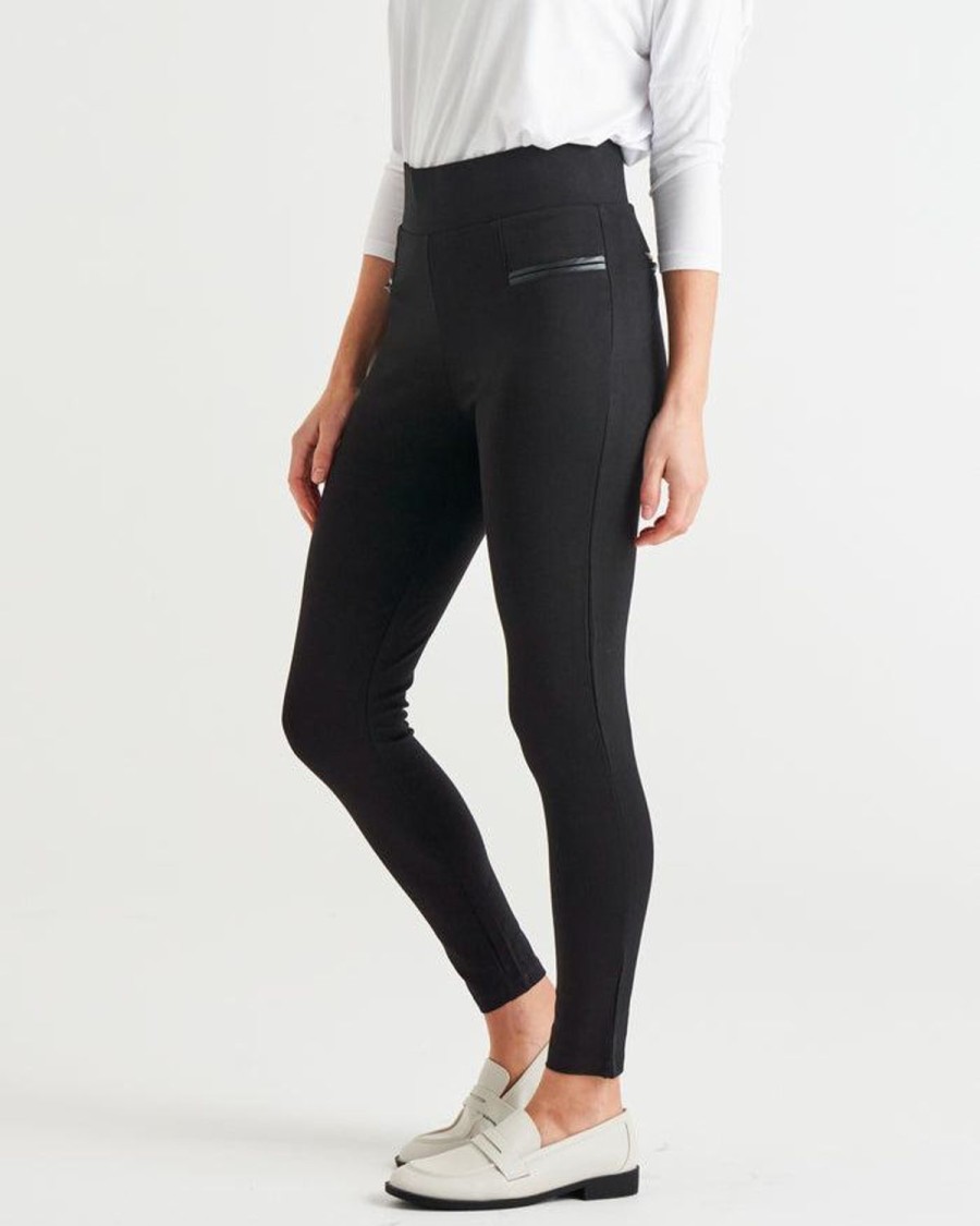 Pants | Betty Basics Gwen Ponte Legging - Black