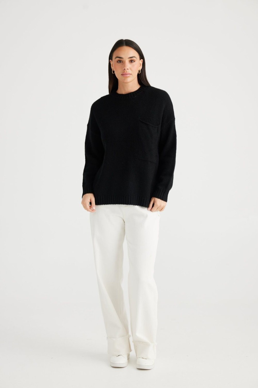 Knitwear & Jumpers | Brave & True Crosley Knit - Black