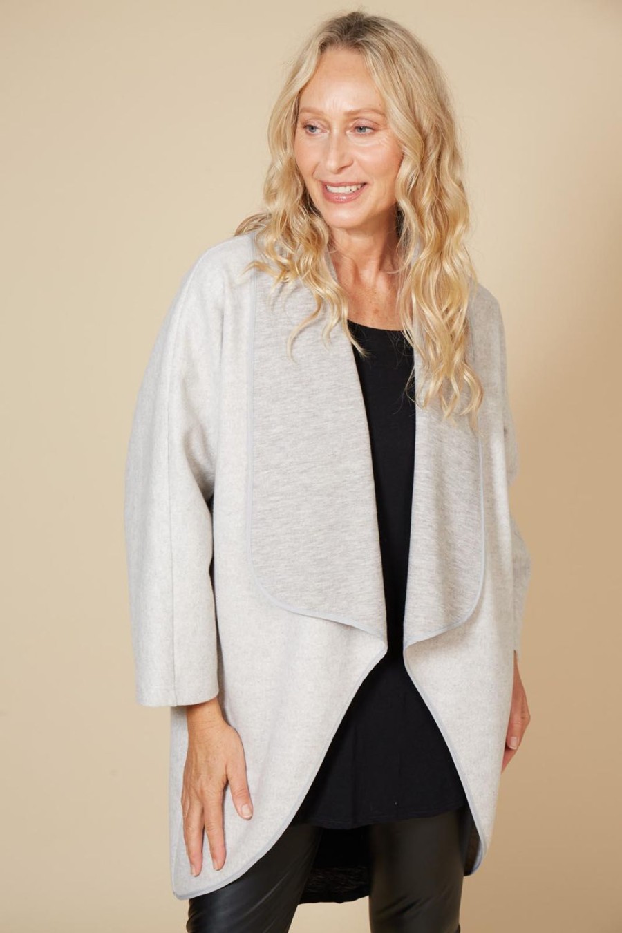 Jackets, Coats & Vests | Eb & Ive Klein Wrap Jacket - Gray