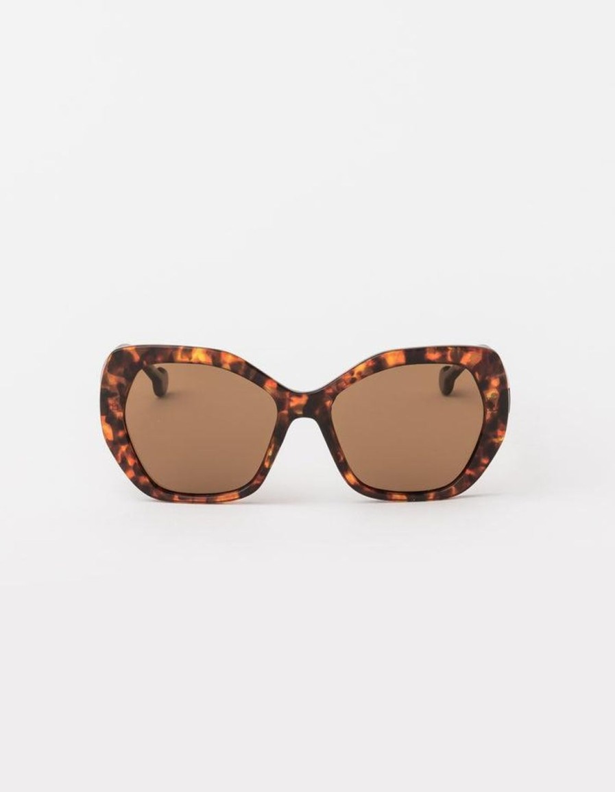 Headwear & Sunglasses | Stella & Gemma Ida Sunglasses - Leopard Brown