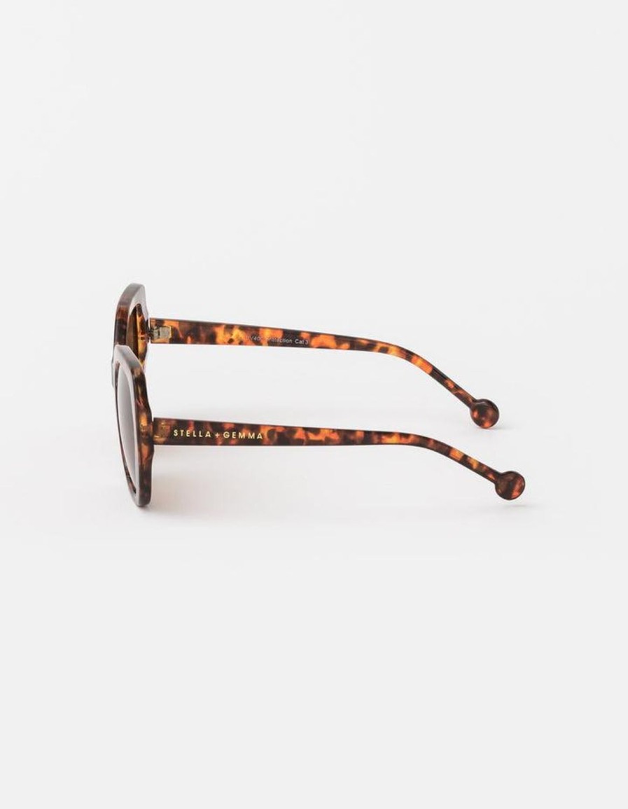 Headwear & Sunglasses | Stella & Gemma Ida Sunglasses - Leopard Brown