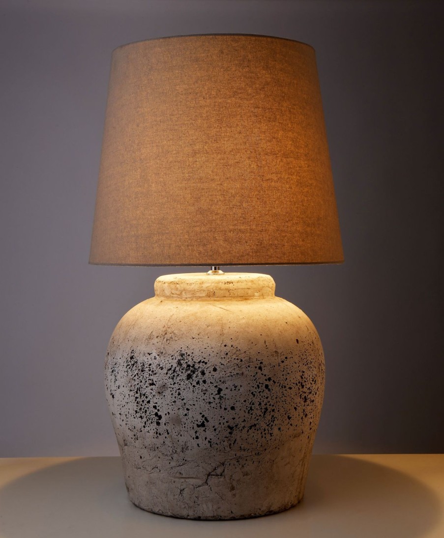 Lighting | Amalfi Rust Ceramic Table Lamp