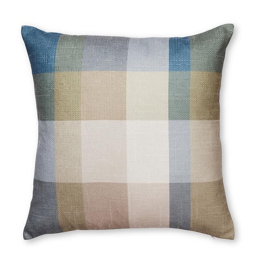 Soft Furnishings | Madras Link Sydney Check Dusk Cushion 50X50Cm