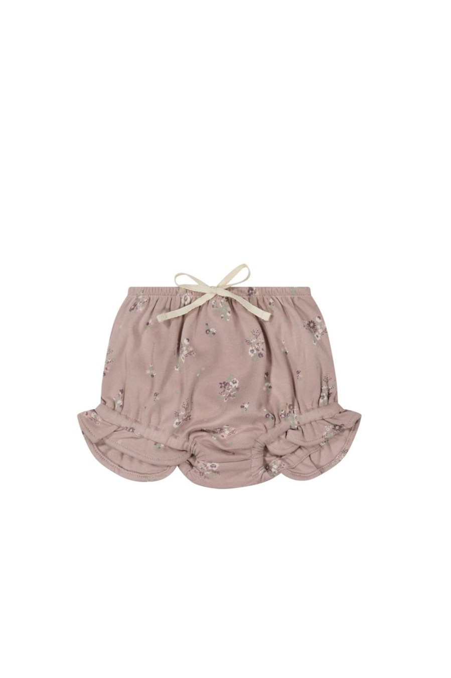 Clothing & Accessories | Jamie Kay Organic Cotton Frill Bloomer - Lauren Floral Fawn