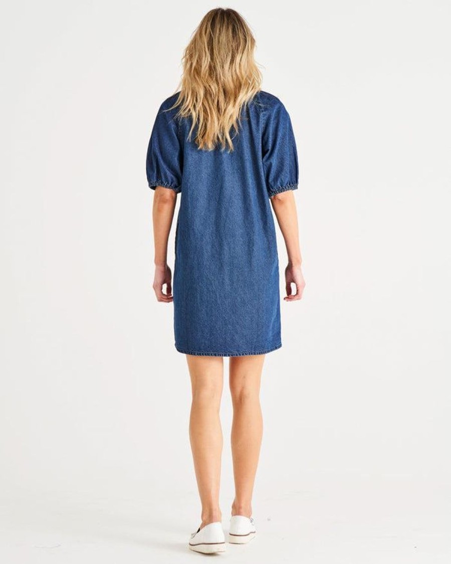 Dresses | Betty Basics Mahalo Denim Dress - Blue Wash