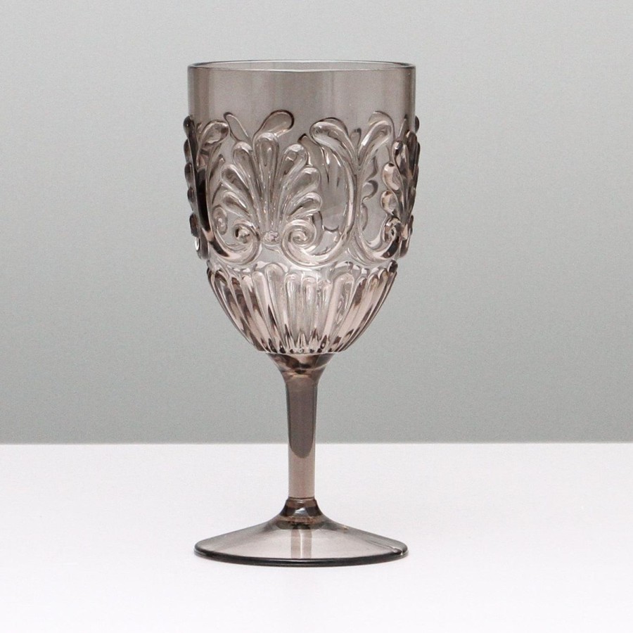 Dining & Entertaining | Indigo Love Flemington Acrylic Wine Glass - Smoke