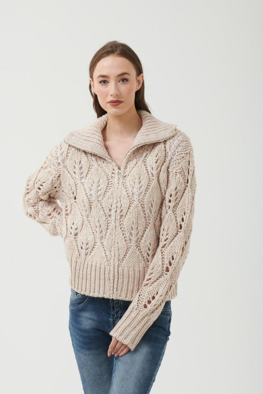 Knitwear & Jumpers | 365 Days Ashton Knit Jacket - Natural