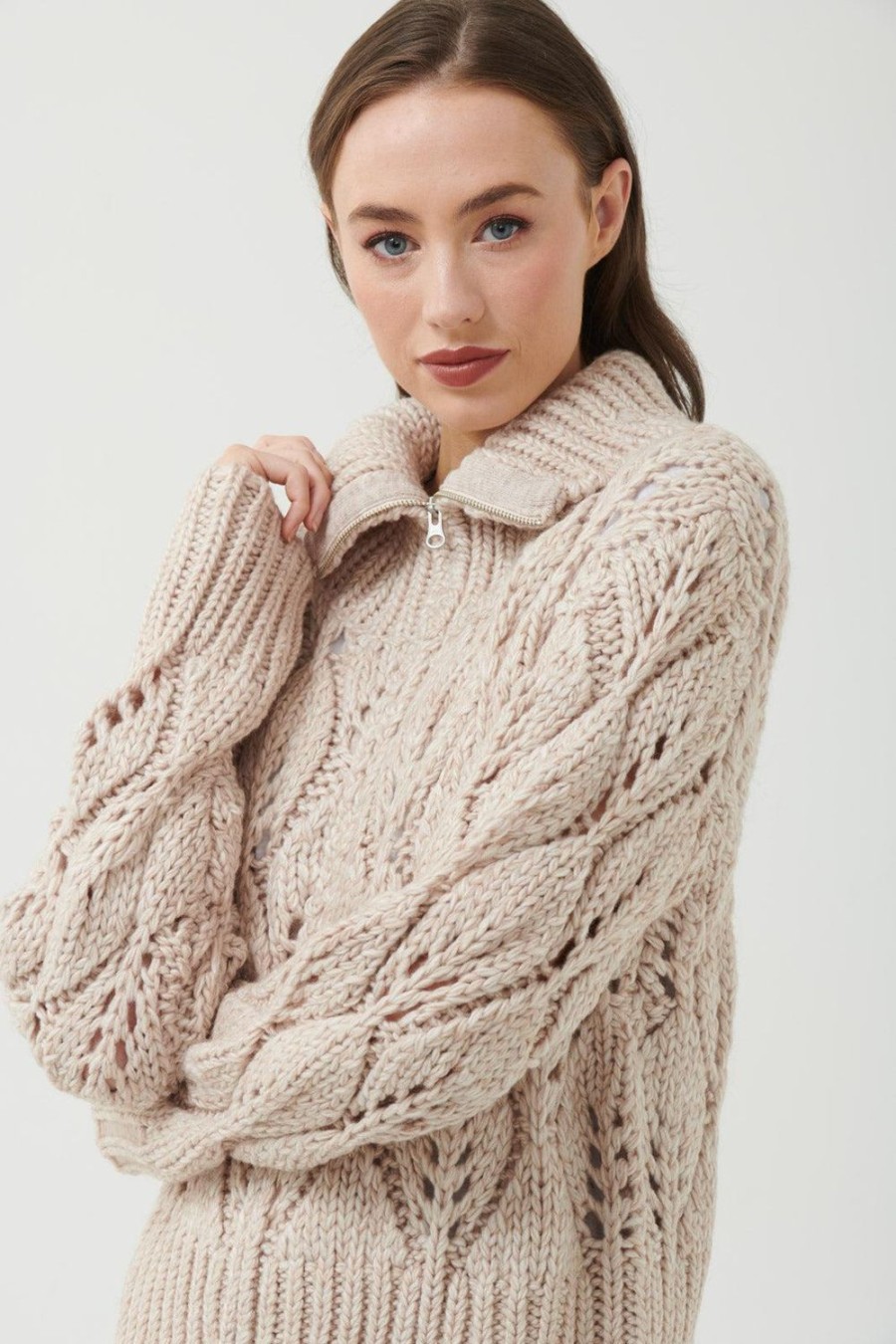 Knitwear & Jumpers | 365 Days Ashton Knit Jacket - Natural