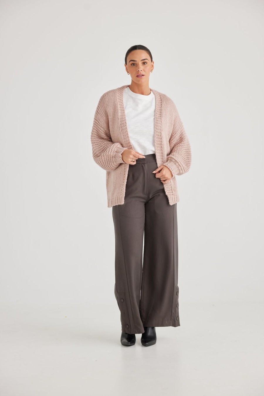 Knitwear & Jumpers | Brave & True Jojo Cardigan -Blush