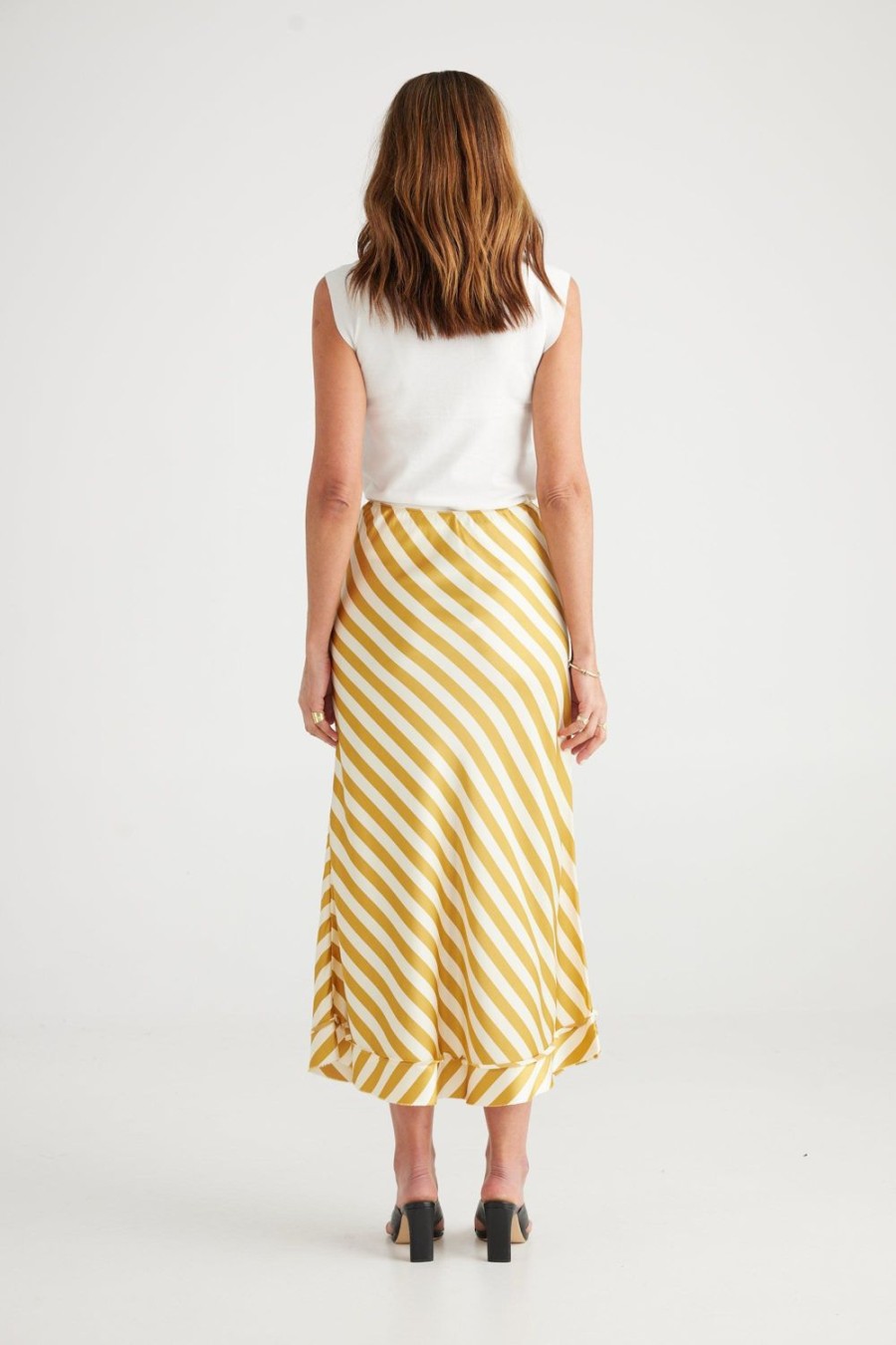 Skirts | Brave & True Carrington Skirt - Marigold Stripe