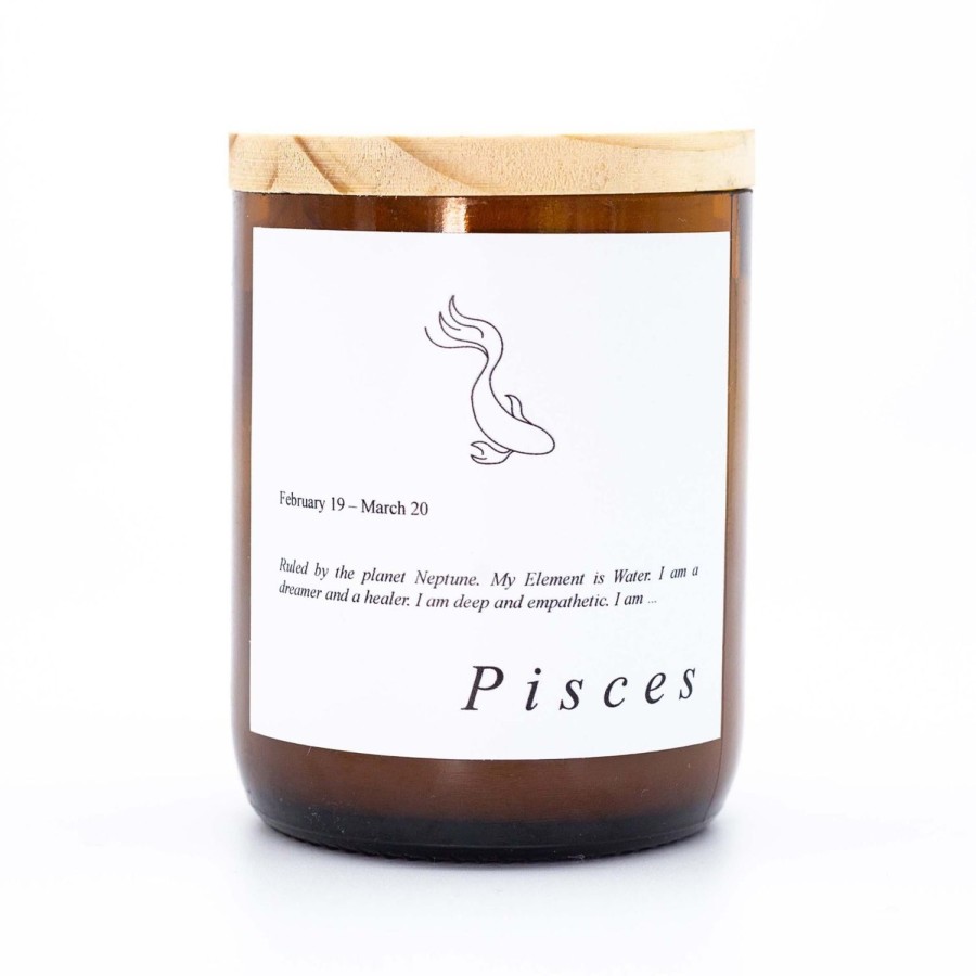 Candles & Fragrance | The Commonfolk Collective Zodiac Mid Soy Candle - Pisces Byron