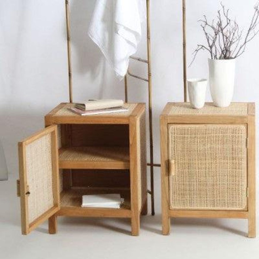 Furniture | Ivory House Webbing Bedside